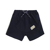 Little Kangaroos Solid Colour Shorts With Drawstring - Blue