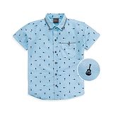 Little Kangaroos Half Sleeves Shirt Guitar - Blue