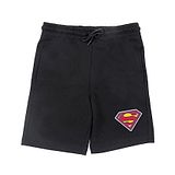 Superman By Crossroads Character Print Shorts - Black