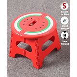 Fab N Funky Folding Stool Watermelon Design - Red