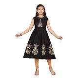 Aarika Sleeveless Floral Print Kurta - Black