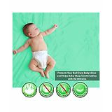 POLKA TOTS Waterproof Baby Dry Sheet  Bed Protector Medium - Mint