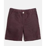 Cherry Crumble by Nitt Hyman Solid Shorts - Purple