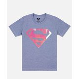 Kidsville Superman Featured Half Sleeves Tee - Blue