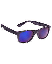 Glucksman Classic Wayfarer Kids Sunglass - Blue Black Image