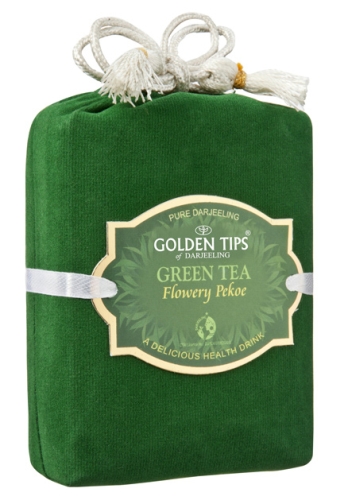 Golden Tips of Darjeeling - Green Tea Flowery Pekoe with Velvet Pouch