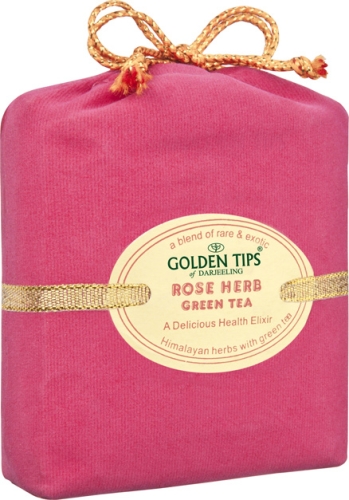 Golden Tips of Darjeeling Rose Herb Green Tea