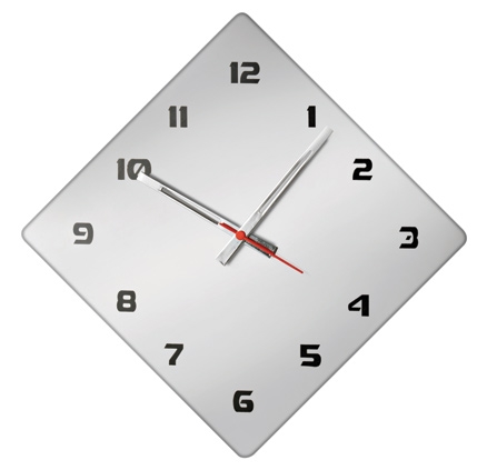 Ravenn - Kite Shaped Plain Wall Clock