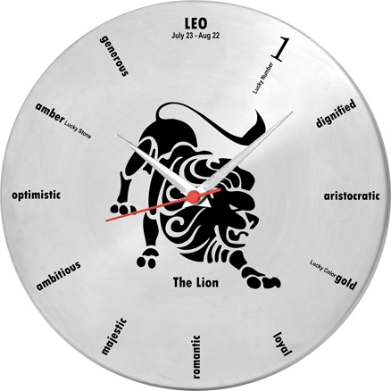 Ravenn - Leo Sun Sign Wall Clock