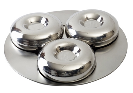 Ravenn - Bowls With Tealight Holder Lid in a Tray
