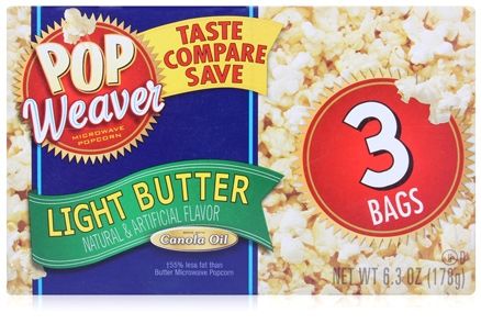 Pop Weaver Light Butter Popcorn