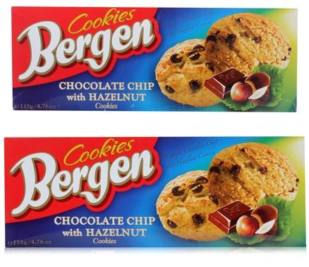Bergen Cookies - Chocolate Chip With Hazelnut Cookies