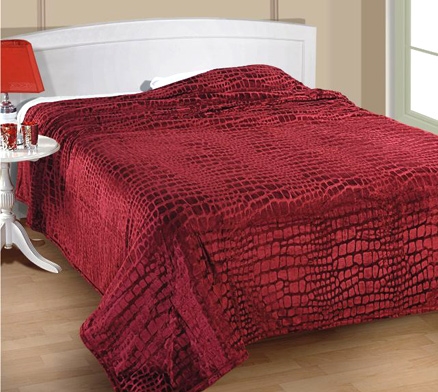 Ul Weather Cobble Blanket Single CS Maroon