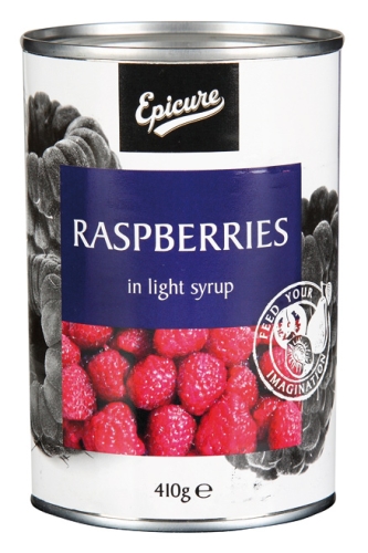 Epicure Raspberries in Light Syrup