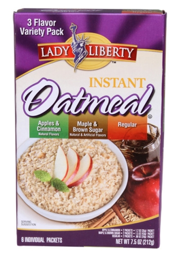 Lady Liberty Instant Oatmeal