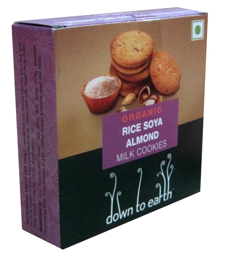 Down To Earth Rice Soya Almond Milk Cookies