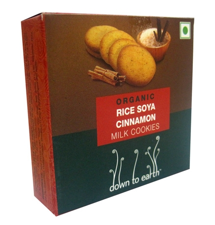 Down To Earth Rice Soya Cinnamon Milk Cookies