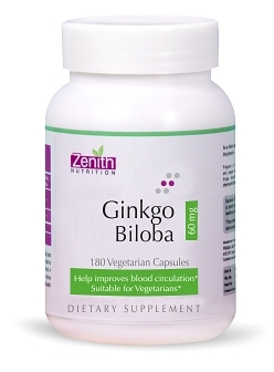 Zenith Nutrition Ginkgo Biloba - 60 mg