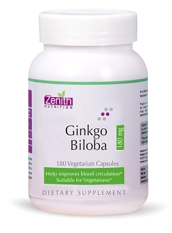 Zenith Nutrition Ginkgo Biloba - 180 mg