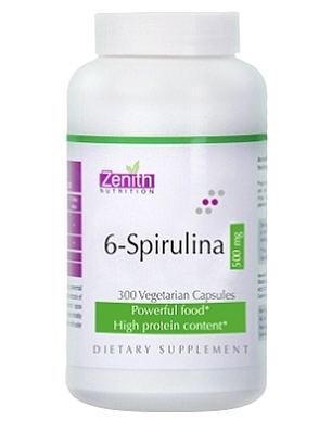 Zenith Nutrition 6-Spirulina - 500 mg