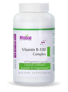 Zenith Nutrition Vitamin B-100 Complex