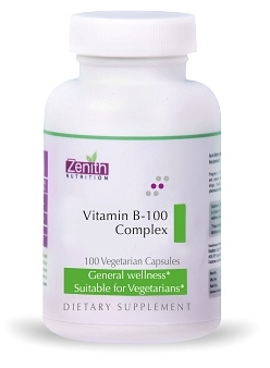 Zenith Nutrition Vitamin B-100 Complex Capsules