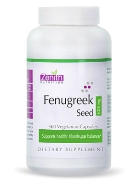 Zenith Nutrition Fenugreek Seed