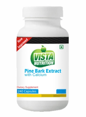 Vista Nutrition Pine Bark Extract With Calcium