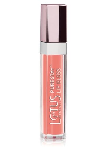 Lotus Herbals PureStay Lip Gloss - Peach Pink