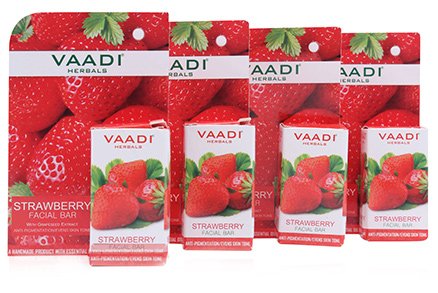 Vaadi Herbals - Strawberry Facial Bars