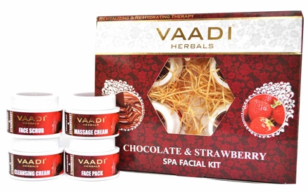 Vaadi Herbals - Chocolate And Strawberry Spa Facial Kit