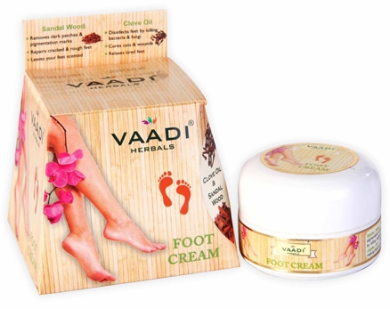 Vaadi Herbals - Clove Oil And Sandal Wood Foot Cream