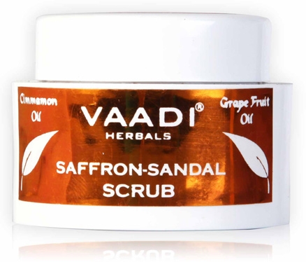 Vaadi Herbals - Saffron Sandal Face Scrub