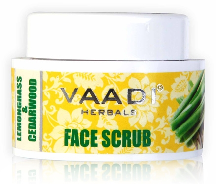 Vaadi Herbals - Lemongrass And Cedarwood Face Scrub