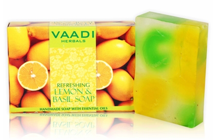 Vaadi Herbals - Refreshing Lemon And Basil Soap