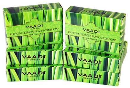 Vaadi Herbals - Lemongrass Scrub Soap