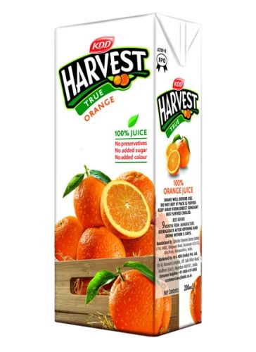 KDD Harvest True Orange Juice