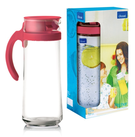 Ocean Patio Pitcher - Pink