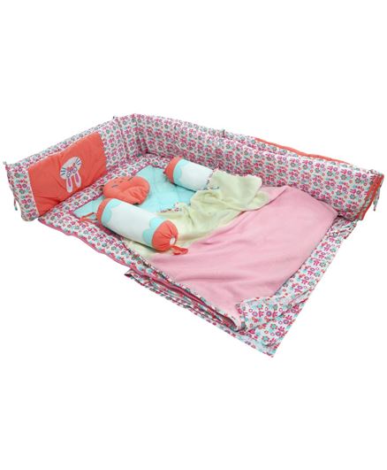 M&M Infant Baby Bedding Set Multicolor - Set Of 7 - 1120655