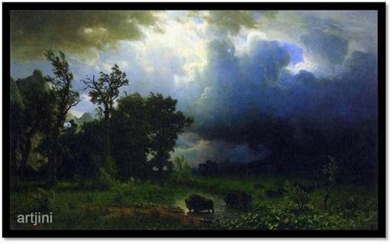 Before The Storm By Bierstadt