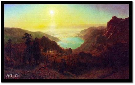 Donner Lake Num 2 By Bierstadt