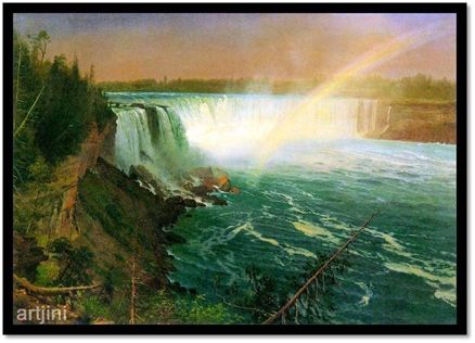 Niagara Falls By Bierstadt