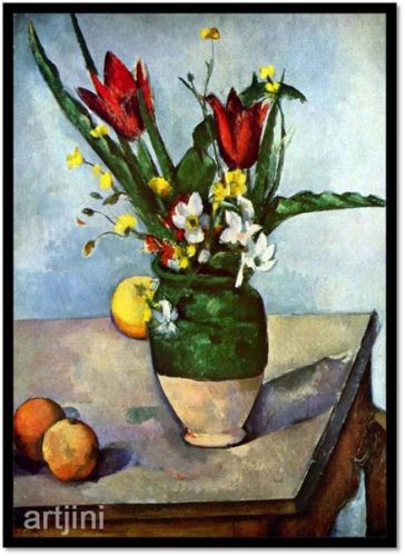 Still Life Tulips And Apples