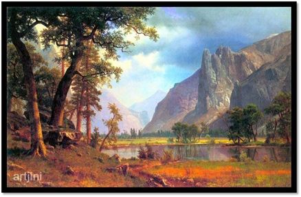 Yosemite Valley 2 By Bierstadt