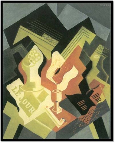 Guitar and Fruit Bowl 2 by Juan Gris