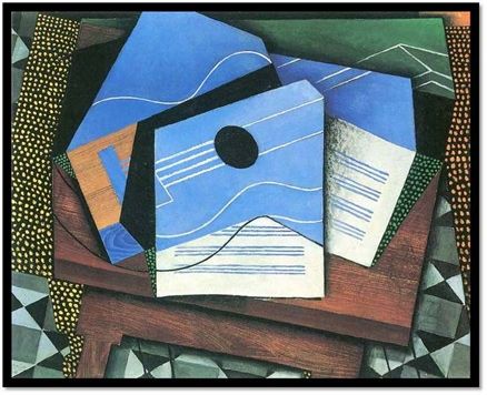 Guitar On A Table By Juan Gris