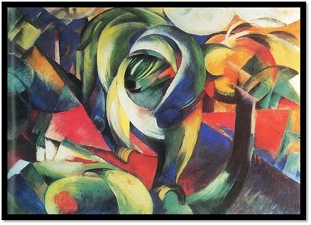 The Mandrill by Franz Marc