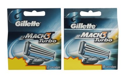 Gillette Mach3 - Turbo 8 Cartridges