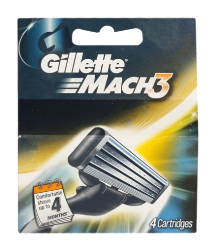 Gillette - Mach3 4 Cartridges