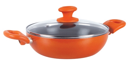 Prestige Crme Ceramic Non-Stick Cookware - Kadai With Lid